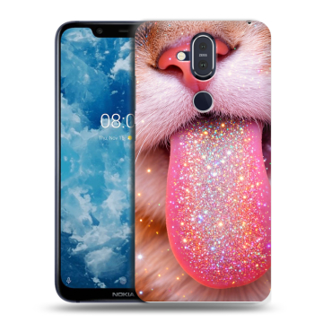 Пластиковый чехол на Nokia 8.1 с принтом для девочек Пластиковый чехол на Nokia 8.1 с принтом для девочек