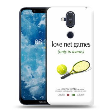 Пластиковый чехол на Nokia 8.1 с принтом для девочек