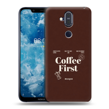 Пластиковый чехол на Nokia 8.1 с принтом женский Пластиковый чехол на Nokia 8.1 с принтом женский