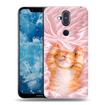 Пластиковый чехол на Nokia 8.1 с принтом женский Пластиковый чехол на Nokia 8.1 с принтом женский