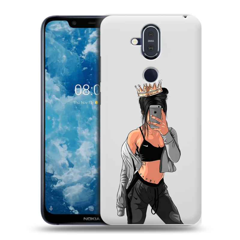 Пластиковый чехол на Nokia 8.1 с принтом Женские принты Пластиковый чехол на Nokia 8.1 с принтом Женские принты