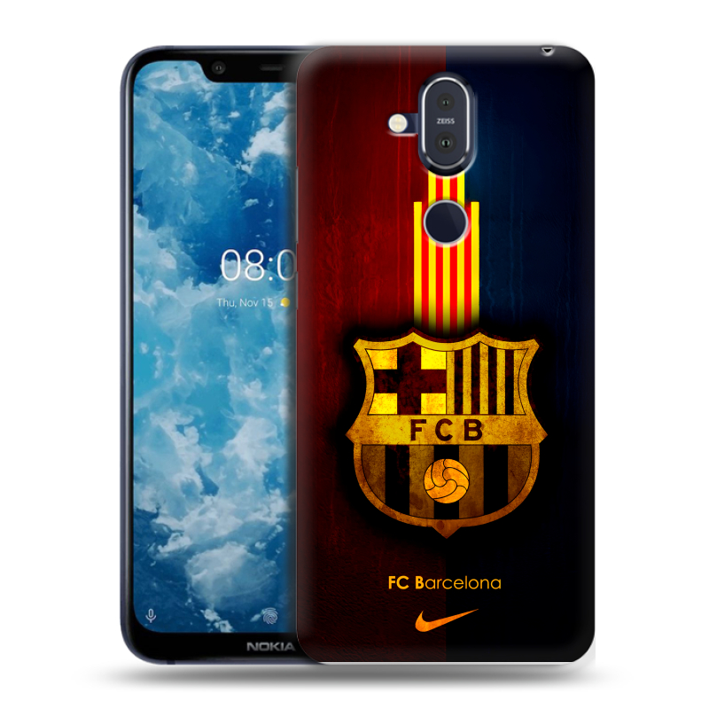 Пластиковый чехол на Nokia 8.1 с принтом Барселона Barcelona Пластиковый чехол на Nokia 8.1 с принтом Барселона Barcelona