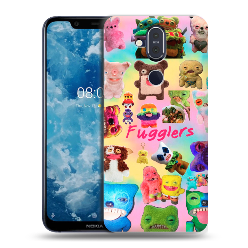 Пластиковый чехол на Nokia 8.1 с принтом Флагер Fuggler Пластиковый чехол на Nokia 8.1 с принтом Флагер Fuggler