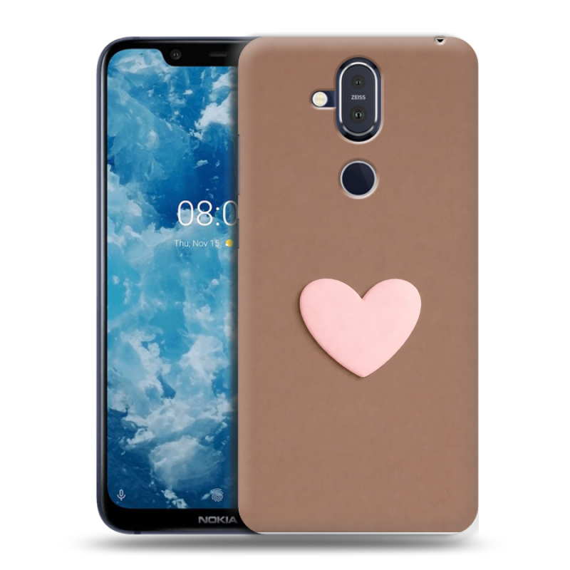 Пластиковый чехол на Nokia 8.1 с принтом женский Пластиковый чехол на Nokia 8.1 с принтом женский