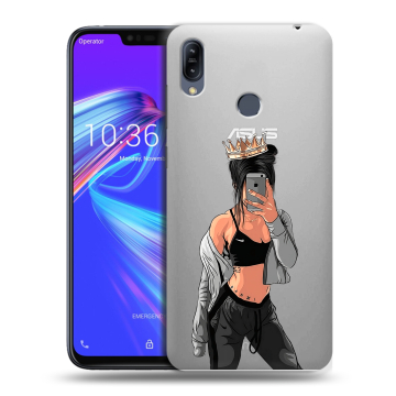 Силиконовый противоударный чехол на ASUS ZenFone Max M2 с принтом Женские принты Силиконовый противоударный чехол на ASUS ZenFone Max M2 с принтом Женские принты