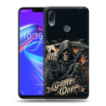 Силиконовый противоударный чехол на ASUS ZenFone Max M2 с принтом Скелет карты Силиконовый противоударный чехол на ASUS ZenFone Max M2 с принтом Скелет карты