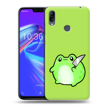 Силиконовый противоударный чехол на ASUS ZenFone Max M2 с принтом Лягушенок