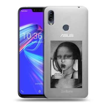Силиконовый противоударный чехол на ASUS ZenFone Max M2 с принтом Мона Лиза