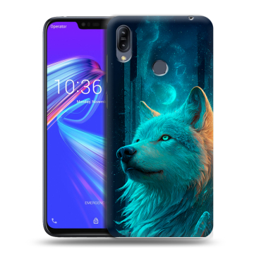 Силиконовый противоударный чехол на ASUS ZenFone Max M2 с принтом бабочки саккура