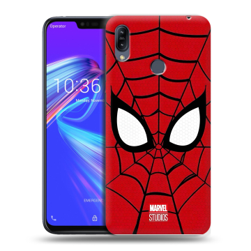 Силиконовый противоударный чехол на ASUS ZenFone Max M2 с принтом человек паук spiderman Силиконовый противоударный чехол на ASUS ZenFone Max M2 с принтом человек паук spiderman