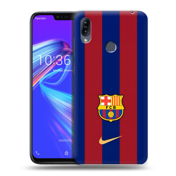 Силиконовый противоударный чехол на ASUS ZenFone Max M2 с принтом Барселона Barcelona