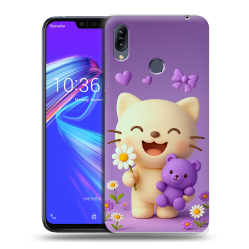 Силиконовый противоударный чехол на ASUS ZenFone Max M2 с принтом для девочек