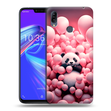 Силиконовый противоударный чехол на ASUS ZenFone Max M2 с принтом Панда