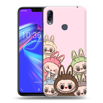 Силиконовый противоударный чехол на ASUS ZenFone Max M2 с принтом Лабубу