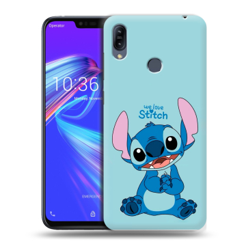 Силиконовый противоударный чехол на ASUS ZenFone Max M2 с принтом Лило и Стич