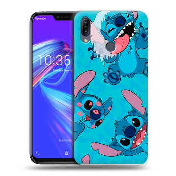 Силиконовый противоударный чехол на ASUS ZenFone Max M2 с принтом Лило и Стич