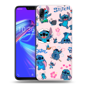 Силиконовый противоударный чехол на ASUS ZenFone Max M2 с принтом Лило и Стич Силиконовый противоударный чехол на ASUS ZenFone Max M2 с принтом Лило и Стич
