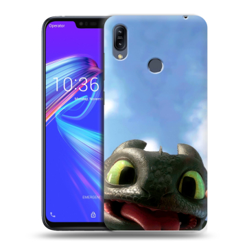 Силиконовый противоударный чехол на ASUS ZenFone Max M2 с принтом Как приручить дракона