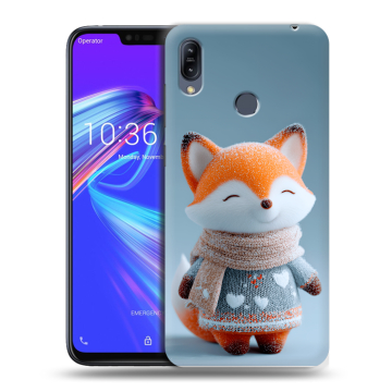 Силиконовый противоударный чехол на ASUS ZenFone Max M2 с принтом Лиса