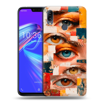 Силиконовый противоударный чехол на ASUS ZenFone Max M2 с принтом Модный принт