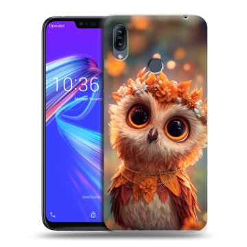 Силиконовый противоударный чехол на ASUS ZenFone Max M2 с принтом Милая сова Силиконовый противоударный чехол на ASUS ZenFone Max M2 с принтом Милая сова
