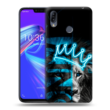 Силиконовый противоударный чехол на ASUS ZenFone Max M2 с принтом Король лев Силиконовый противоударный чехол на ASUS ZenFone Max M2 с принтом Король лев