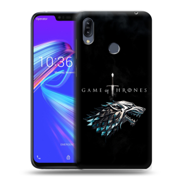 Силиконовый противоударный чехол на ASUS ZenFone Max M2 с принтом Игра Престолов Game Thrones