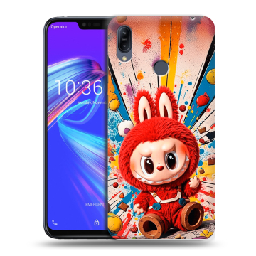 Силиконовый противоударный чехол на ASUS ZenFone Max M2 с принтом Labubu Лабубу