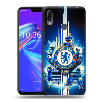 Силиконовый противоударный чехол на ASUS ZenFone Max M2 с принтом Chelsea Челси Силиконовый противоударный чехол на ASUS ZenFone Max M2 с принтом Chelsea Челси