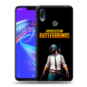 Силиконовый противоударный чехол на ASUS ZenFone Max M2 с принтом PUGB ПАГБ