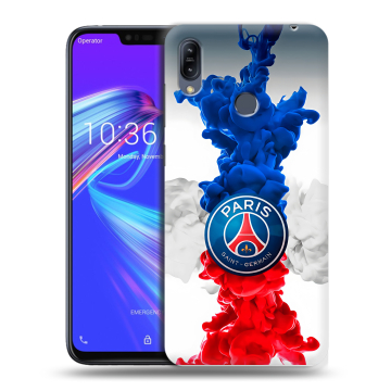 Силиконовый противоударный чехол на ASUS ZenFone Max M2 с принтом PSG ПСЖ Силиконовый противоударный чехол на ASUS ZenFone Max M2 с принтом PSG ПСЖ