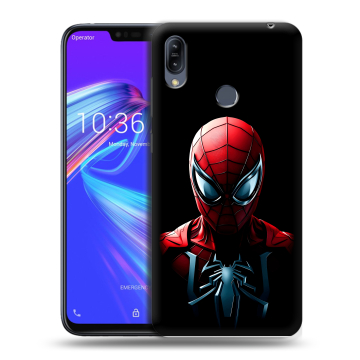 Силиконовый противоударный чехол на ASUS ZenFone Max M2 с принтом Spiderman Человек паук