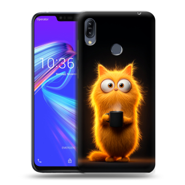 Силиконовый противоударный чехол на ASUS ZenFone Max M2 с принтом Смешной кот