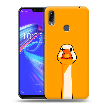 Силиконовый противоударный чехол на ASUS ZenFone Max M2 с принтом Смешная утка Силиконовый противоударный чехол на ASUS ZenFone Max M2 с принтом Смешная утка