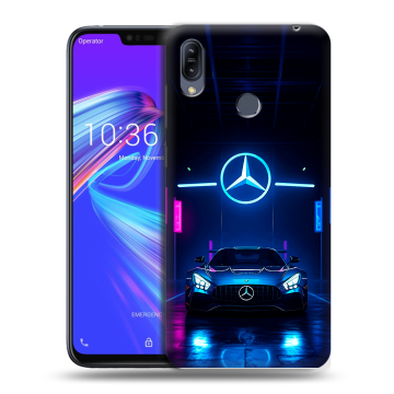 Силиконовый противоударный чехол на ASUS ZenFone Max M2 с принтом Mercedes Мерседес Силиконовый противоударный чехол на ASUS ZenFone Max M2 с принтом Mercedes Мерседес