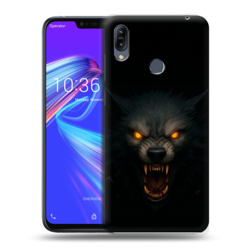Силиконовый противоударный чехол на ASUS ZenFone Max M2 с принтом Волк Силиконовый противоударный чехол на ASUS ZenFone Max M2 с принтом Волк