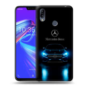 Силиконовый противоударный чехол на ASUS ZenFone Max M2 с принтом Mercedes Мерседес