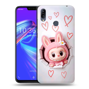 Силиконовый противоударный чехол на ASUS ZenFone Max M2 с принтом Labubu Лабубу