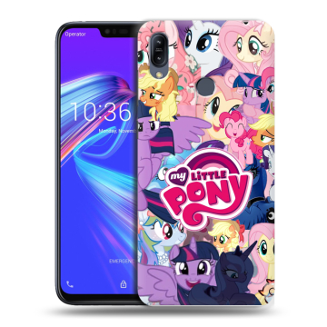 Силиконовый противоударный чехол на ASUS ZenFone Max M2 с принтом My little pony Дружба чудо Силиконовый противоударный чехол на ASUS ZenFone Max M2 с принтом My little pony Дружба чудо