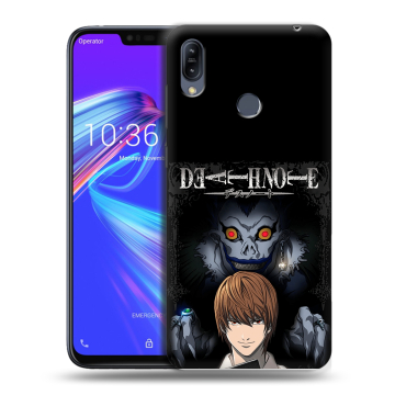 Силиконовый противоударный чехол на ASUS ZenFone Max M2 с принтом Death note Тетрадь смерти Силиконовый противоударный чехол на ASUS ZenFone Max M2 с принтом Death note Тетрадь смерти