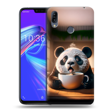 Силиконовый противоударный чехол на ASUS ZenFone Max M2 с принтом смешная панда