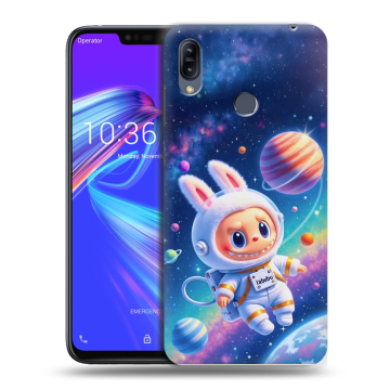 Силиконовый противоударный чехол на ASUS ZenFone Max M2 с принтом Labubu Лабубу