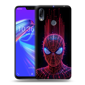 Силиконовый противоударный чехол на ASUS ZenFone Max M2 с принтом Spiderman Человек паук