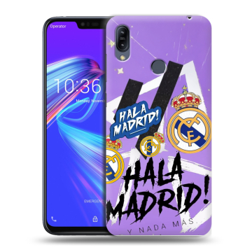 Силиконовый противоударный чехол на ASUS ZenFone Max M2 с принтом Real Madrid Реал Мадрид Силиконовый противоударный чехол на ASUS ZenFone Max M2 с принтом Real Madrid Реал Мадрид