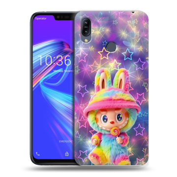 Силиконовый противоударный чехол на ASUS ZenFone Max M2 с принтом Labubu Лабубу Силиконовый противоударный чехол на ASUS ZenFone Max M2 с принтом Labubu Лабубу