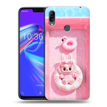 Силиконовый противоударный чехол на ASUS ZenFone Max M2 с принтом Labubu Лабубу Силиконовый противоударный чехол на ASUS ZenFone Max M2 с принтом Labubu Лабубу