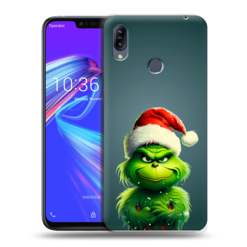 Силиконовый противоударный чехол на ASUS ZenFone Max M2 с принтом Новый год Силиконовый противоударный чехол на ASUS ZenFone Max M2 с принтом Новый год