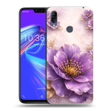 Силиконовый противоударный чехол на ASUS ZenFone Max M2 с принтом женский