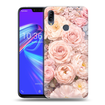Силиконовый противоударный чехол на ASUS ZenFone Max M2 с принтом женский