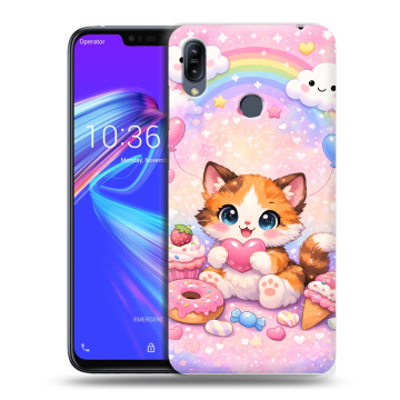 Силиконовый противоударный чехол на ASUS ZenFone Max M2 с принтом для девочек Силиконовый противоударный чехол на ASUS ZenFone Max M2 с принтом для девочек